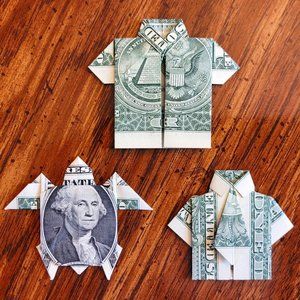 ORIGAMI BUNDLE - Handmade DOLLAR Gift Art $1 Bill New Uncirculated Money